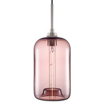 Pod Pendant - Polished Nickel / Fig