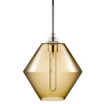 Trove Pendant - Polished Nickel / Smoke