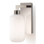 Helio Wall Sconce - Polished Nickel / Opaline