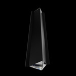 Lanie Outdoor Color-Select Wall Sconce - Black / Crystal