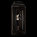 La Motte Outdoor Wall Light - Oil Rubbed Bronze / Clear