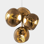 Melt Chandelier - Gold / Bronze