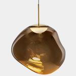 Melt Pendant - Gold / Bronze