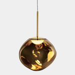 Melt Pendant - Gold / Bronze