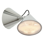 Pose Wall Sconce - Polished Silver