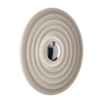 Press Wall Sconce - Silver / Frosted