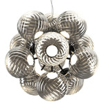 Whirl Burst Chandelier - Silver / Silver Whirl Whirl Burst Chandelier - Silver / Silver Whirl