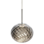 Whirl Pendant - Silver / Silver Whirl
