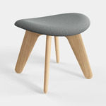 Slab Ottoman - Natural / Hallingdal 65 130