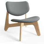 Slab Lounge Chair - Natural / Hallingdal 65 130