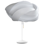 Ribbon Table Lamp - White / White