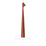 Africa Bolt-Down Table Lamp - Terra Red