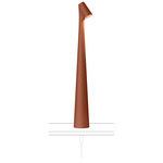 Africa Bolt-Down Table Lamp - Terra Red