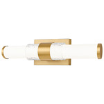 Egon Bathroom Vanity Light - Modern Gold / Matte Opal