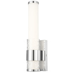 Egon Wall Sconce - Chrome / Matte Opal