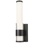 Egon Wall Sconce - Matte Black / Matte Opal