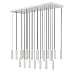 Stari Triple Linear Multi-Light Chandelier - Brushed Nickel