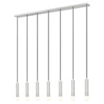 Stari Linear Multi-Light Chandelier - Brushed Nickel Stari Linear Multi-Light Chandelier - Brushed Nickel