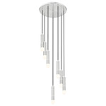 Stari Round Multi-Light Chandelier - Brushed Nickel