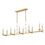 Kaden Linear Chandelier - Modern Gold / Alabaster Kaden Linear Chandelier - Modern Gold / Alabaster