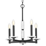 Kaden Chandelier - Matte Black / Alabaster