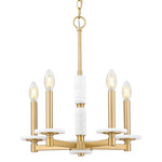 Kaden Chandelier - Modern Gold / Alabaster