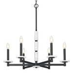 Kaden Chandelier - Matte Black / Alabaster