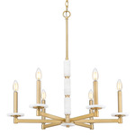 Kaden Chandelier - Modern Gold / Alabaster