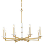 Kaden Chandelier - Modern Gold / Alabaster