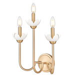 Allistair Wall Sconce - Modern Gold / Frost