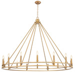 Dennison Chandelier - Brass Dennison Chandelier - Brass
