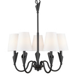 Claudelle Chandelier - Black / White