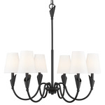 Claudelle Chandelier - Black / White
