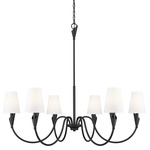 Claudelle Chandelier - Black / White