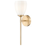 Oren Wall Sconce - Modern Gold / Matte Opal