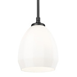 Oren Pendant - Matte Black / Matte Opal