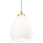 Oren Pendant - Modern Gold / Matte Opal