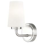 Montford Wall Sconce - Brushed Nickel / Matte Opal