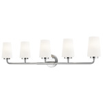 Montford Bathroom Vanity Light - Chrome / Matte Opal