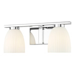 Naya Bathroom Vanity Light - Chrome / Matte Opal