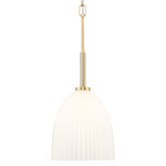Naya Pendant - Modern Gold / Matte Opal