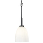 Naya Pendant - Matte Black / Matte Opal