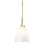 Naya Pendant - Modern Gold / Matte Opal