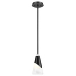 Aimie Downrod Pendant - Matte Black