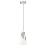 Aimie Downrod Pendant - Brushed Nickel