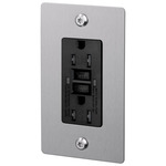 Buster + Punch Linear GFCI Duplex Outlet - Steel