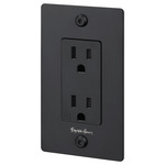Buster + Punch Linear Duplex Outlet - Black