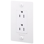 Buster + Punch Linear Duplex Outlet - White