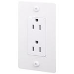 Buster + Punch Linear Duplex Outlet - White