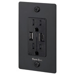 Buster + Punch Linear USB A+C Duplex Outlet - Black